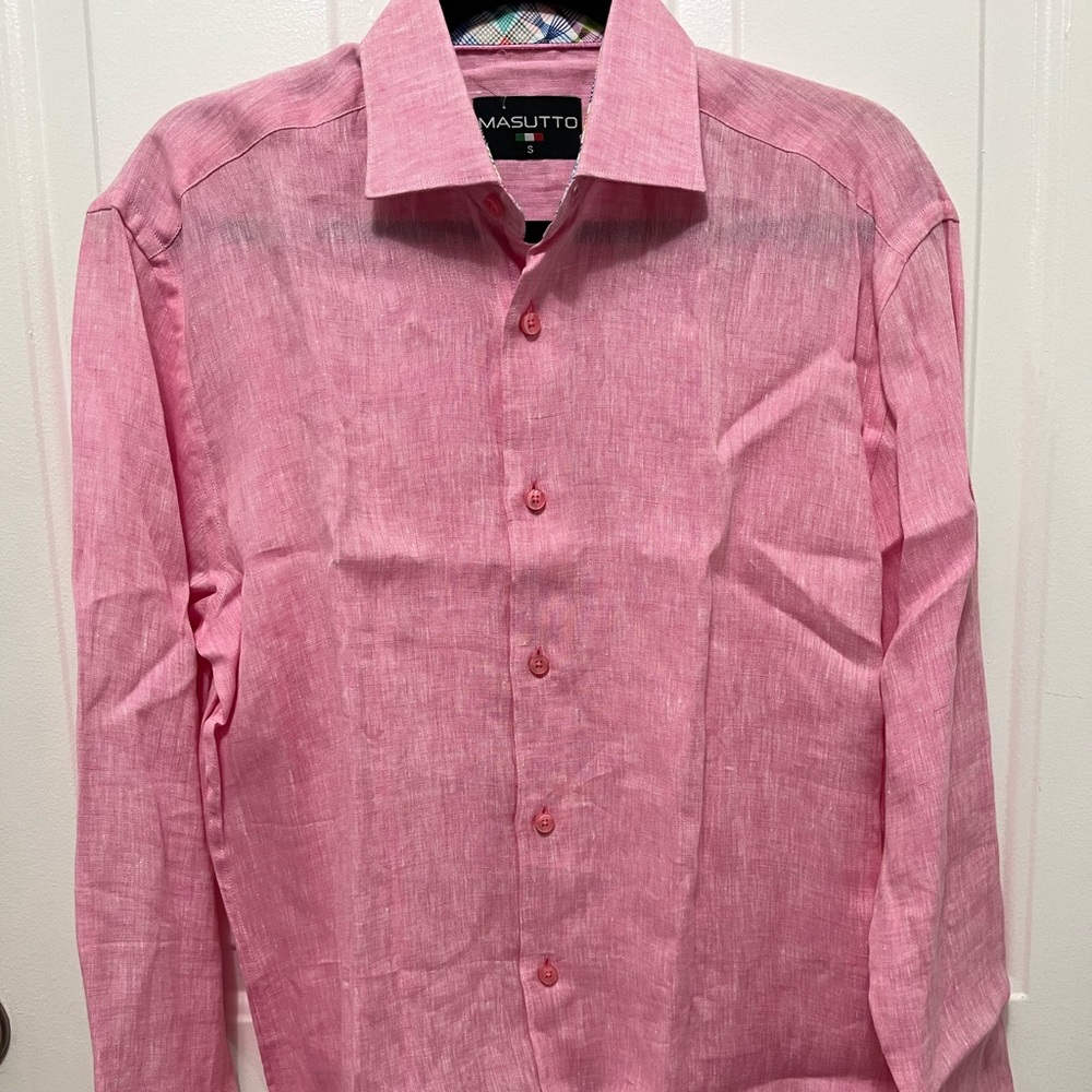 Masutto men’s linen shirt size S